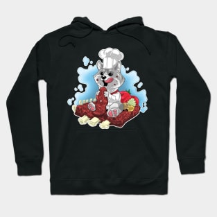 Dog Chef Illustration Hoodie